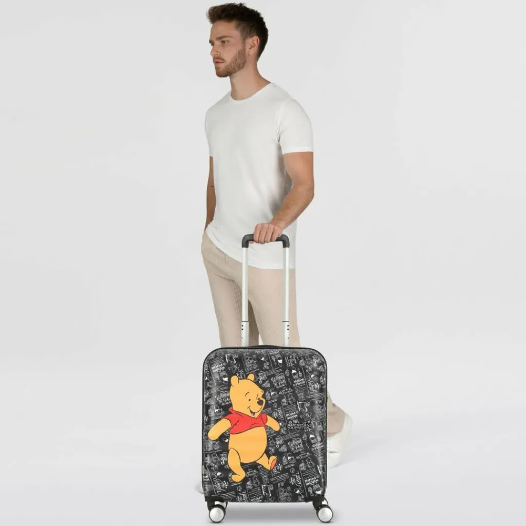 American Tourister Hartgepäck Kabinengepäck|4-Rollen Kabinentrolleys<Wavebreaker Disney 4 Rollen Kabinentrolley 55 cm winnie the pooh