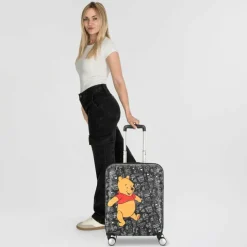 American Tourister Hartgepäck Kabinengepäck|4-Rollen Kabinentrolleys<Wavebreaker Disney 4 Rollen Kabinentrolley 55 cm winnie the pooh