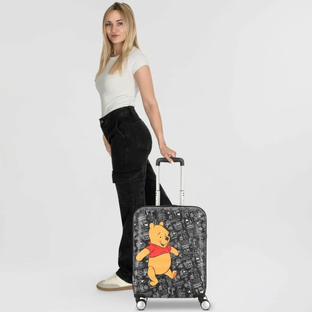 American Tourister Hartgepäck Kabinengepäck|4-Rollen Kabinentrolleys<Wavebreaker Disney 4 Rollen Kabinentrolley 55 cm winnie the pooh