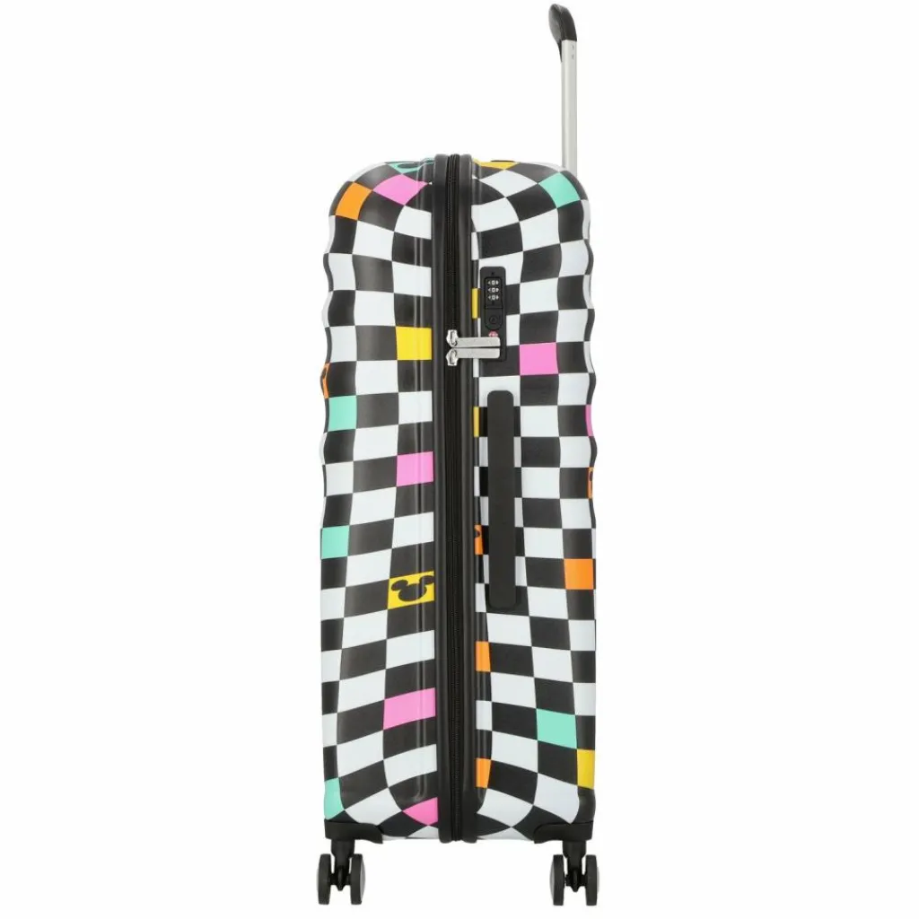 American Tourister 4-Rollen Koffer|Hartgepäck<Wavebreaker Disney 4 Rollen Trolley 77 cm mickey check