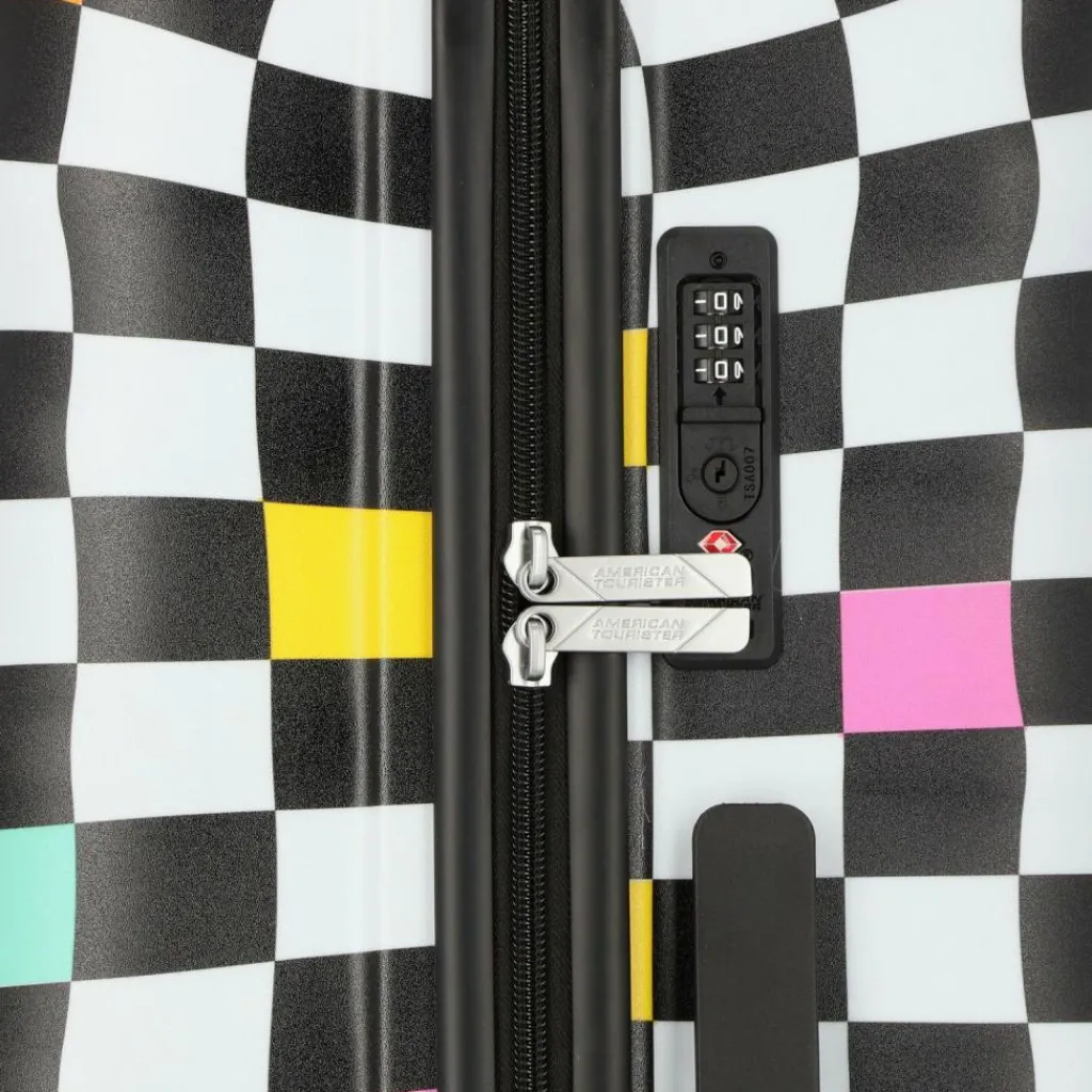 American Tourister 4-Rollen Koffer|Hartgepäck<Wavebreaker Disney 4 Rollen Trolley 77 cm mickey check