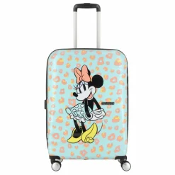 Outlet American Tourister Wavebreaker Disney 4 Rollen Trolley 67 cm minnie pastel dots