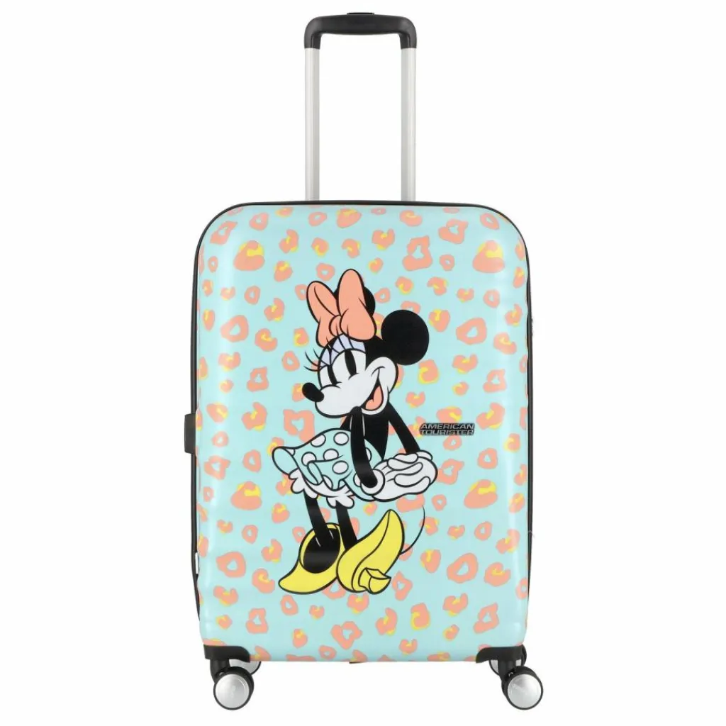 Outlet American Tourister Wavebreaker Disney 4 Rollen Trolley 67 cm minnie pastel dots