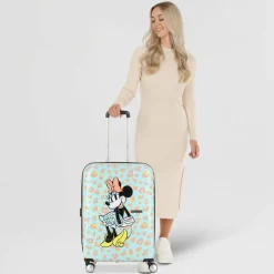 Outlet American Tourister Wavebreaker Disney 4 Rollen Trolley 67 cm minnie pastel dots
