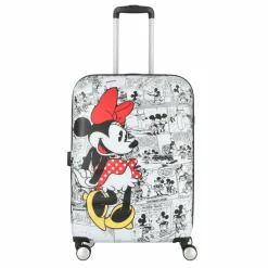 New American Tourister Wavebreaker Disney 4 Rollen Trolley 67 cm minnie comics white