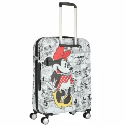 New American Tourister Wavebreaker Disney 4 Rollen Trolley 67 cm minnie comics white