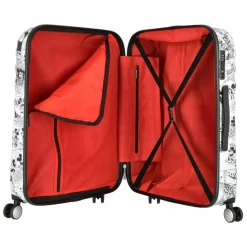 New American Tourister Wavebreaker Disney 4 Rollen Trolley 67 cm minnie comics white