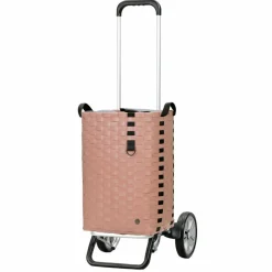 Clearance Andersen Shopper Alu Star Shopper Silja Einkaufstrolley 65 cm terra pink