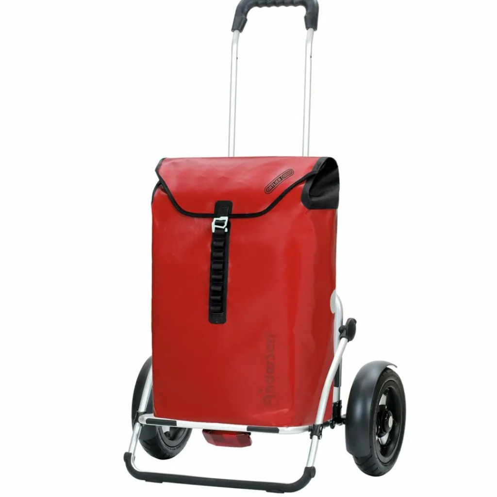 Andersen Shopper Einkaufstrolleys<Royal Shopper Plus Ortlieb Einkaufstrolley 65 cm mit Lufträdern rot