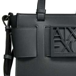 Armani Exchange Henkeltaschen<Handtasche 24 cm chill steel