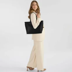 Armani Exchange Shopper|Schultertaschen<Shopper Tasche 34.5 cm nero