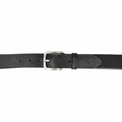 b.belt Herrengürtel<Cesar Gürtel Leder schwarz