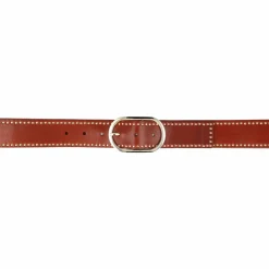 b.belt Damengürtel<Fiesta Nietengürtel Leder braun