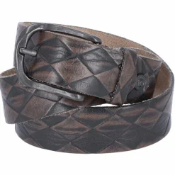 b.belt Herrengürtel<Gürtel Leder grau taupe