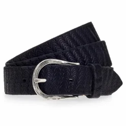 b.belt Damengürtel<Gürtel Leder navy