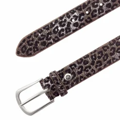 Sale b.belt Gürtel Leder anthracite-silver