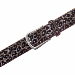 Sale b.belt Gürtel Leder anthracite-silver