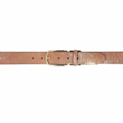 b.belt Damengürtel<Gürtel Leder natur-hell kupfer