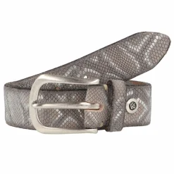 b.belt Damengürtel<Gürtel Leder grau