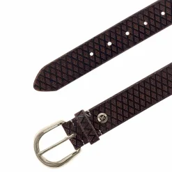 Outlet b.belt Gürtel Leder dunkelbraun