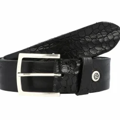 b.belt Herrengürtel<Gürtel Leder schwarz