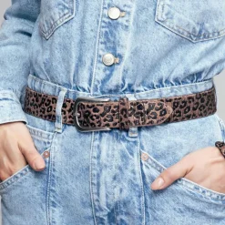 Outlet b.belt Gürtel Leder taupe-copper