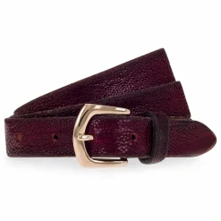 b.belt Damengürtel<Gürtel Leder dunkelrot