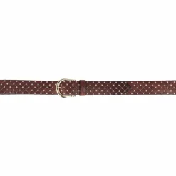Damen b.belt Lina Gold Nietengürtel Leder