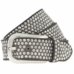 b.belt Damengürtel<Nietengürtel I Leder taupe