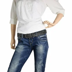 Damen b.belt Nietengürtel II Leder