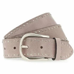 Damen b.belt Nietengürtel Leder