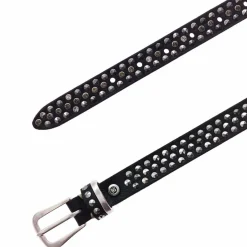 Damen b.belt Nietengürtel Leder