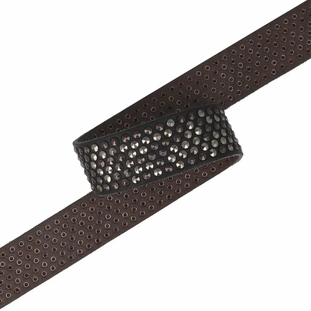 Damen b.belt Nietengürtel Leder