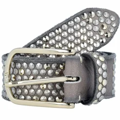 Damen b.belt Nietengürtel Leder