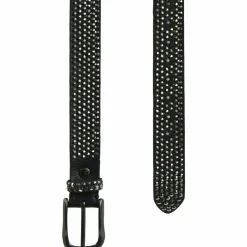 Best b.belt Nietengürtel Leder 85 cm schwarz