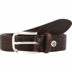 b.belt Herrengürtel<Vince Gürtel Leder dark brown