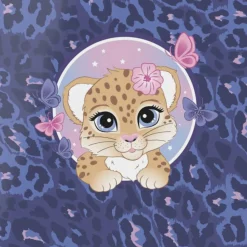 Hot Beckmann Norway 4 Rollen Kindertrolley 46.5 cm cheeta