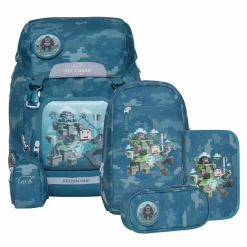 Outlet Beckmann Norway Classic 22 Schulranzen-Set 6-teilig jungle game