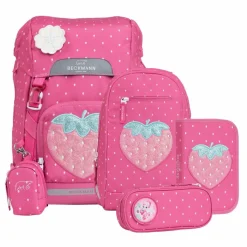 Outlet Beckmann Norway Classic 22 Schulranzen-Set 6-teilig strawberry
