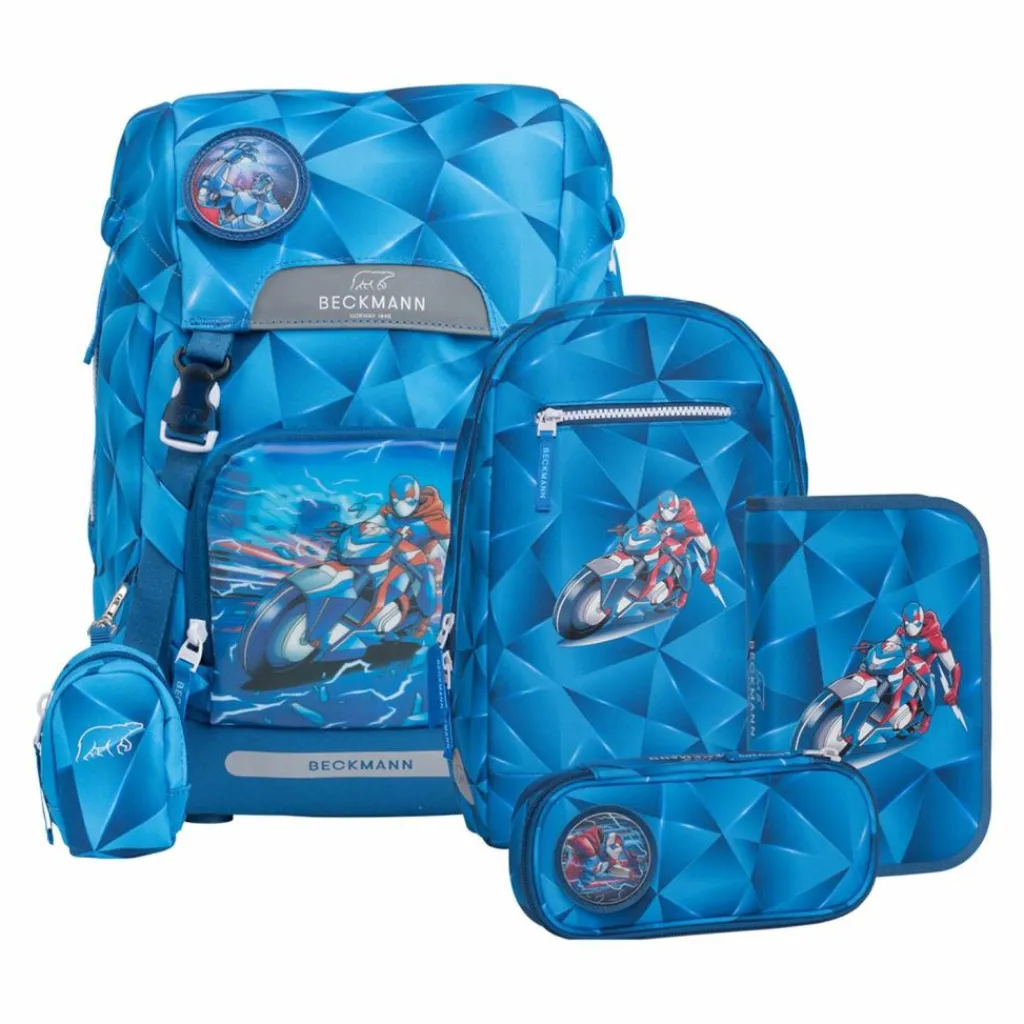 Beckmann Norway Schulranzen & Sets<Classic 22 Schulranzen-Set 6-teilig blue lightning