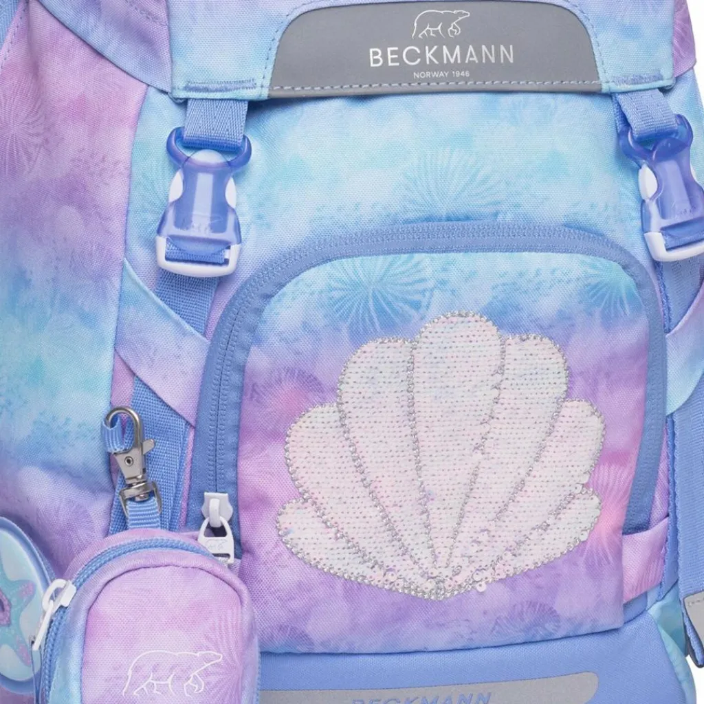 Clearance Beckmann Norway Classic 22 Schulranzen-Set 6-teilig seashell
