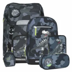 Beckmann Norway Schulranzen & Sets<Classic Maxi Schulranzen-Set 6-teilig camo rex black