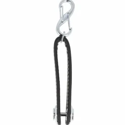 Discount Bench Carbon Schlüsselanhänger Leder 9 cm schwarz