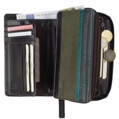 Sale Bench Geldbörse RFID Leder 10 cm braun