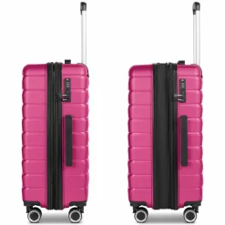 Bench Koffersets Als Hartgepäck|Koffersets 3-Teilig<Paris 4 Rollen Kofferset 3-teilig mit Dehnfalte arctic-pink