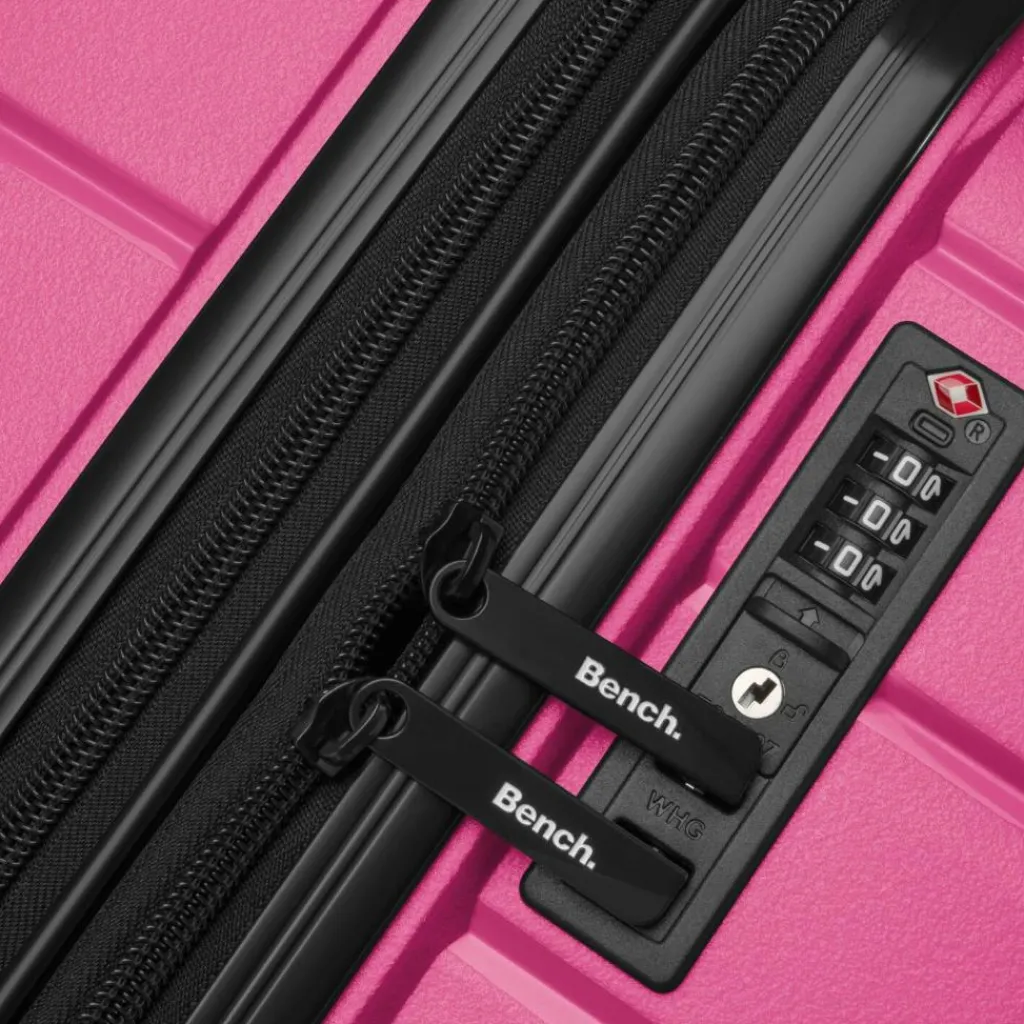 Bench Koffersets Als Hartgepäck|Koffersets 3-Teilig<Paris 4 Rollen Kofferset 3-teilig mit Dehnfalte arctic-pink