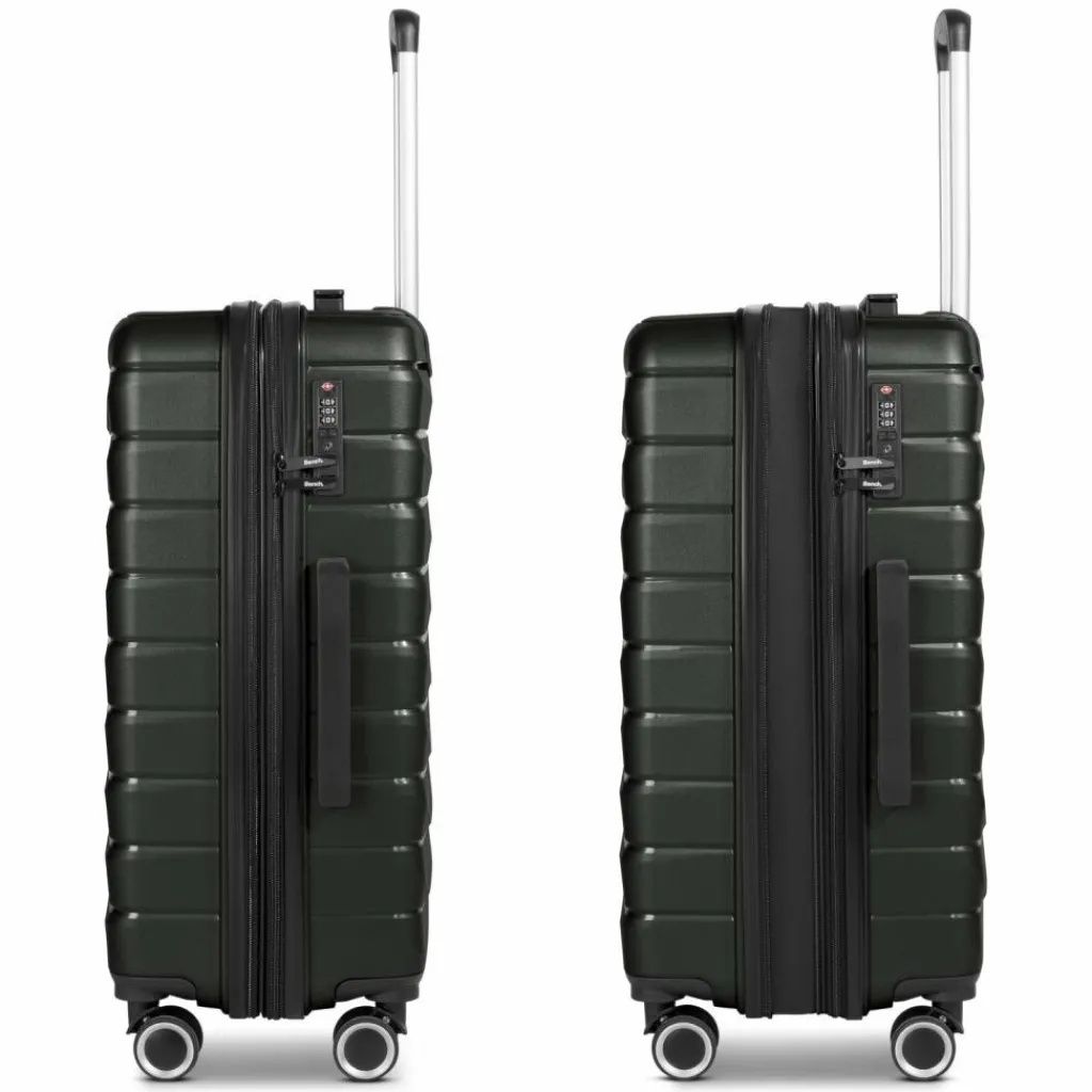 Bench Paris 4 Rollen Kofferset 3-teilig mit Dehnfalte