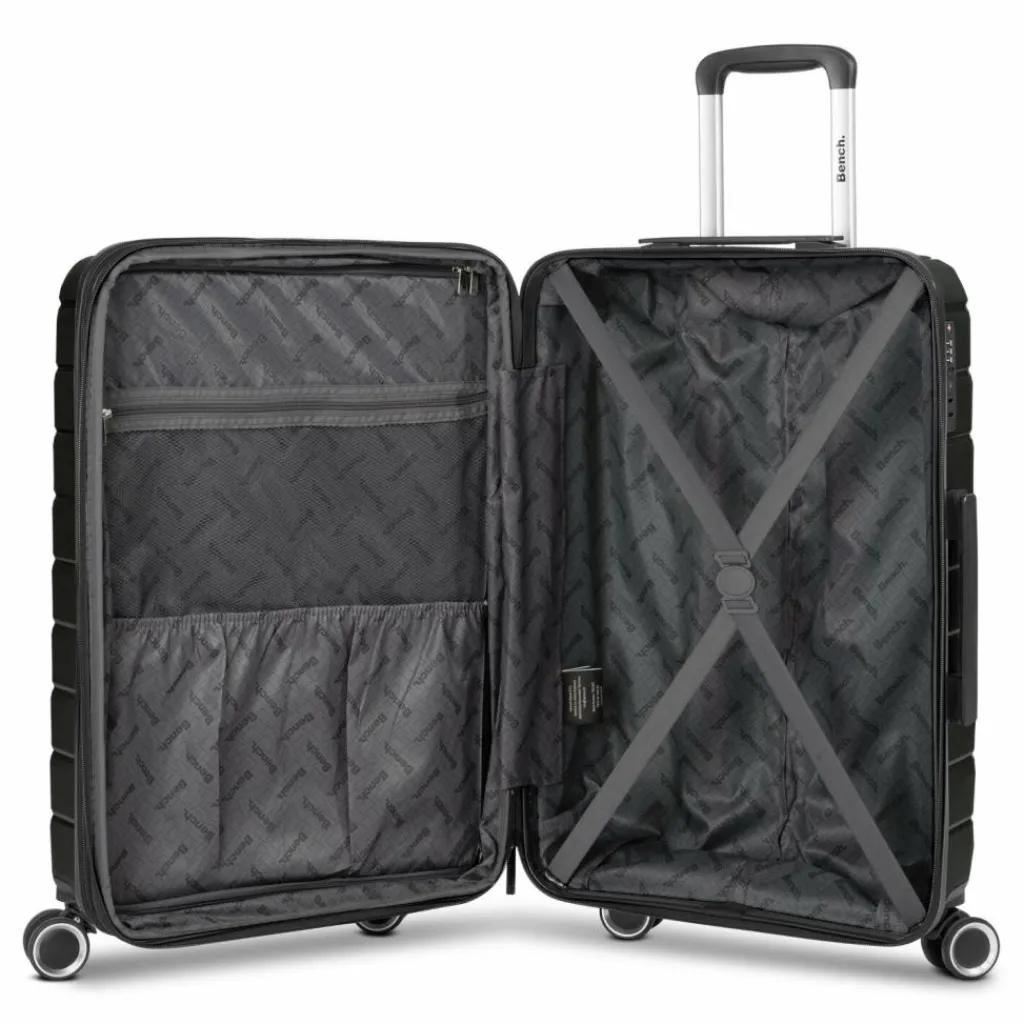 Bench Paris 4 Rollen Kofferset 3-teilig mit Dehnfalte