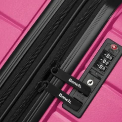 Bench Hartgepäck|4-Rollen Koffer<Paris 4 Rollen Trolley M 66 cm mit Dehnfalte arctic-pink