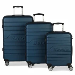 Clearance Bench Seattle 4 Rollen Kofferset 3-teilig dunkelblau